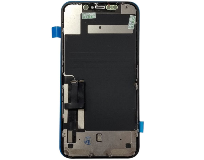 Дисплей з сенсорним екраном (модуль) iPhone 11, чорний, переклеювання
