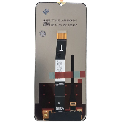 Дисплей з сенсорним екраном (модуль) Xiaomi Redmi 12C/ Redmi 11A/ Poco C55, чорний, оригінал