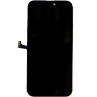 Дисплей з сенсорним екраном (модуль) iPhone 15 Pro, чорний, переклеювання