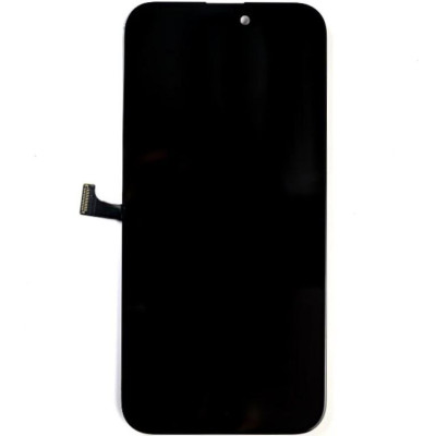 Дисплей з сенсорним екраном (модуль) iPhone 15 Pro, чорний, переклеювання