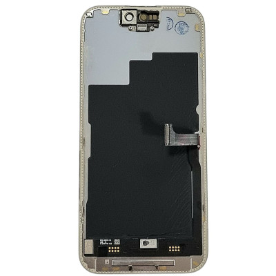 Дисплей з сенсорним екраном (модуль) iPhone 15 Pro, чорний, переклеювання