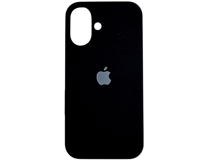 Чехол-силикон оригинал Full Soft Matte iPhone 16 (Черный / Black)