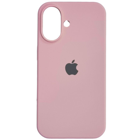 Чехол-силикон оригинал Full Soft Matte iPhone 16 (Розовый / Pink Sand) (Класс А)