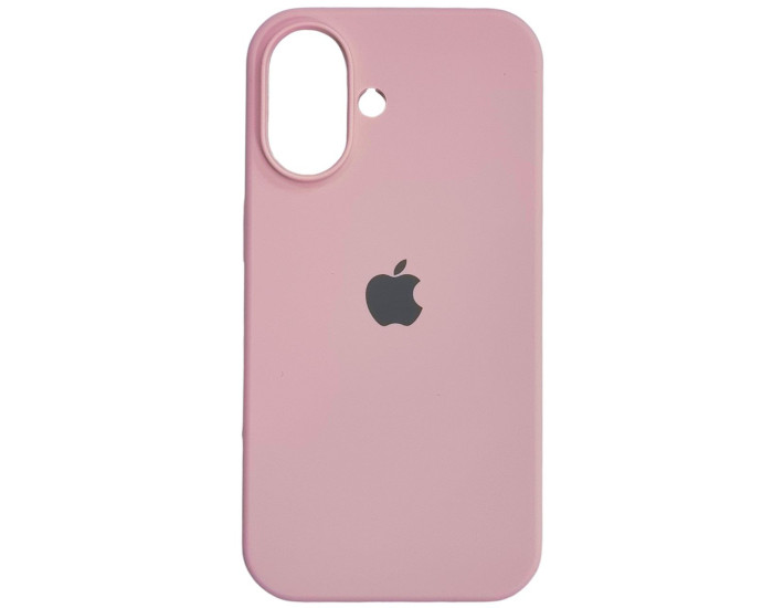 Чехол-силикон оригинал Full Soft Matte iPhone 16 (Розовый / Pink Sand)