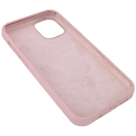Чехол-силикон оригинал Full Soft Matte iPhone 16 Pro (Розовый / Pink Sand) (Класс B)