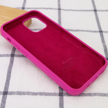 Чехол-силикон оригинал Full Soft Matte iPhone 16 Pro Max (Малиновый / Dragon Fruit) (Класс B)