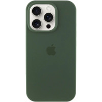 Чехол-силикон оригинал Full Soft Matte iPhone 16 Pro Max (Зеленый / Forest green) (Класс А)