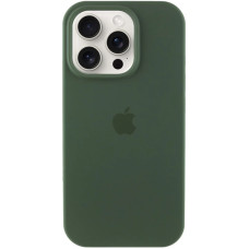 Чехол-силикон оригинал Full Soft Matte iPhone 16 Pro Max (Зеленый / Forest green) (Класс C)