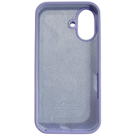 Чехол-силикон оригинал Full Soft Matte iPhone 16 Lilac