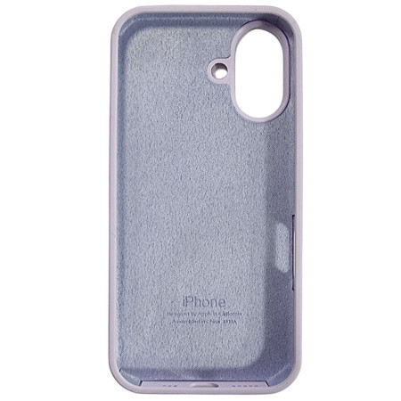 Чехол-силикон оригинал Full Soft Matte iPhone 16 Lavender (Класс B)