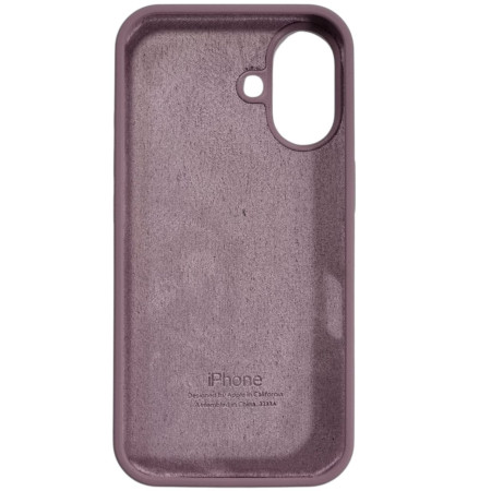 Чехол-силикон оригинал Full Soft Matte iPhone 16 Lilac Pride (Класс B)