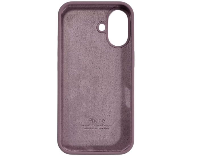 Чехол-силикон оригинал Full Soft Matte iPhone 16, Lilac pride