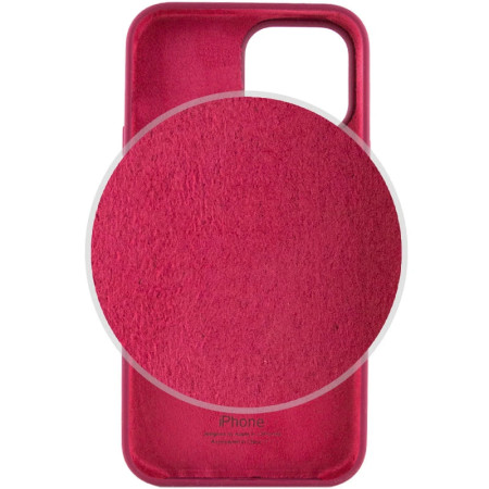Чехол-силикон оригинал Full Soft Matte iPhone 16 Pro Max (Бордовый / Marsala) (Класс B)