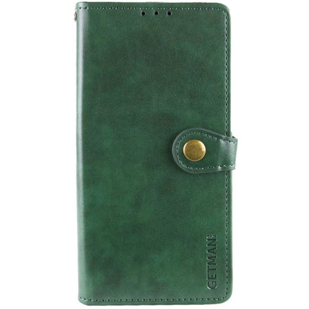 Чехол-книга Кожаный GETMAN Gallant Xiaomi Redmi 13 4G / Poco M6 4G Зеленый