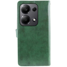 Чохол-книга шкіряний GETMAN Gallant Xiaomi Redmi 13 4G / Poco M6 4G Зелений