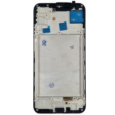 Дисплей з сенсорним екраном (модуль) Samsung A155 A15 / A156, чорний з рамкою, з вузьким обідком, OLED