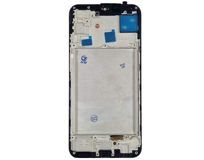 Дисплей з сенсорним екраном (модуль) Samsung A155 A15 / A156, чорний з рамкою, з вузьким обідком, OLED