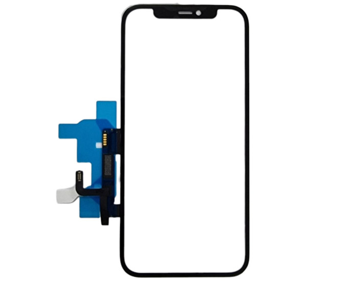 Сенсор Apple iPhone 12 / 12 Pro, з OCA-пленкой, чорний без мікросхеми, оригінал