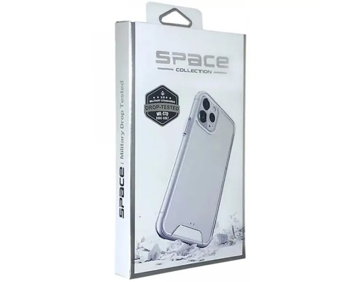 Чохол-силікон Space Case transparent Samsung S25 Plus / S24 Plus Прозорий