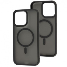 Чехол-силикон Matte Color MagSafe iPhone 16 Pro Black
