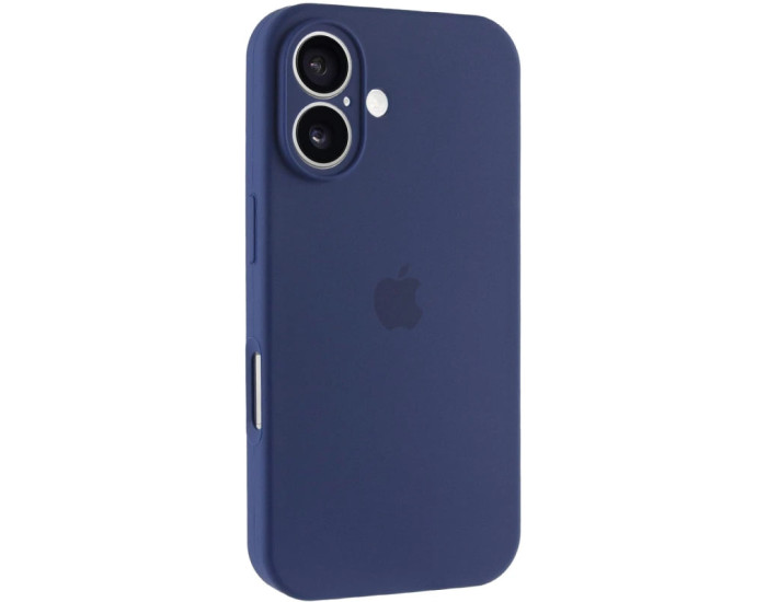 Чехол-силикон оригинал Full Camera Soft Matte iPhone 16, Ligth blue