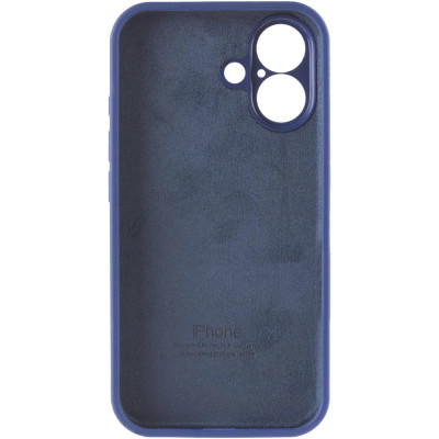 Чехол-силикон оригинал Full Camera Soft Matte iPhone 16 Ligth Blue