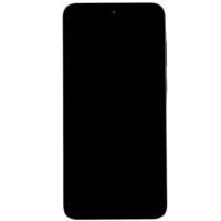 Дисплей с сенсорным экраном (модуль) Samsung A556 A55 5G, черный, с рамкой, OLED
