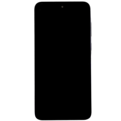 Дисплей з сенсорним екраном (модуль) Samsung A556 A55 5G, чорний, з рамкою, OLED