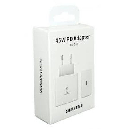 Сетевое зарядное устройство Samsung USB-C 45W (EP-TA845XBEGCN) Белый (Класс А)