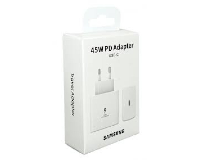Мережеве зарядний пристрій Samsung USB-C 45W (EP-TA845XBEGCN) Білий
