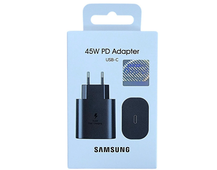 Сетевое зарядное устройство Samsung USB-C 45W (EP-TA845XBEGCN) Черный