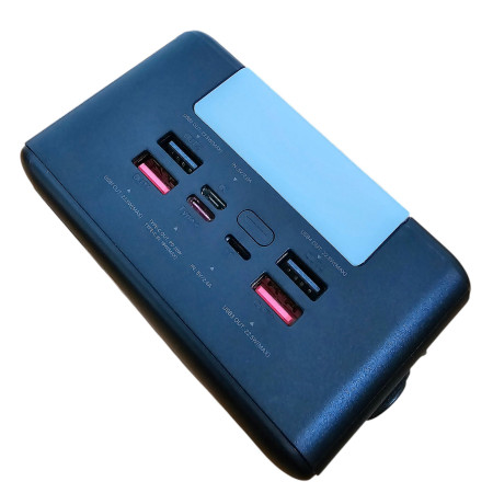 Портативная батарея Topomax 80000mAh Fast Charge (QC+PD) 22.5W- черный