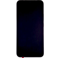 Дисплей с сенсорным экраном (модуль) Samsung A346 A34 5G, черный с рамкой, с узким ободком, OLED (Класс А)