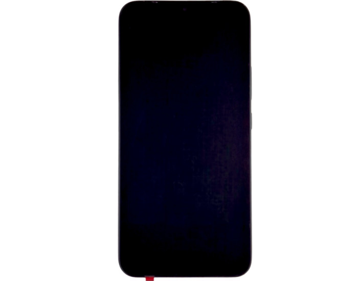Дисплей з сенсорним екраном (модуль) Samsung A346 A34 5G, чорний з рамкою, з вузьким обідком, OLED