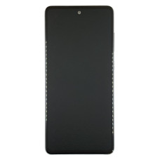 Дисплей з сенсорним екраном (модуль) Samsung A725 Galaxy A72, A726 Glaxy A72 5G, чорний, з рамкою, з вузьким обідком, OLED