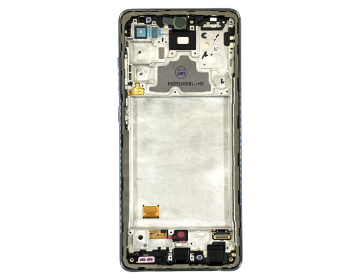 Дисплей з сенсорним екраном (модуль) Samsung A725 Galaxy A72 /A726 Galaxy A72 5G, чорний з рамкою, з вузьким обідком, OLED
