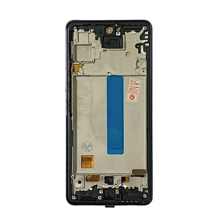 Дисплей с сенсорным экраном (модуль) Samsung A536 A53 5G, черный с рамкой, с узким ободком, OLED