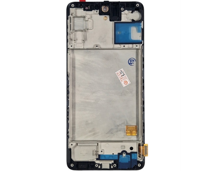 Дисплей с сенсорным экраном (модуль) Samsung M317 Galaxy M31s, черный с рамкой, с узким ободком, OLED