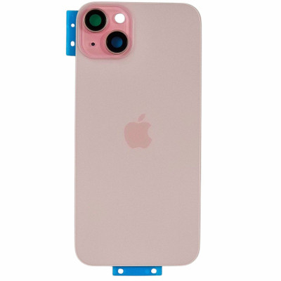 Задняя панель корпуса iPhone 15 Plus Pink, со стеклом камеры, MagSafe, оригинал