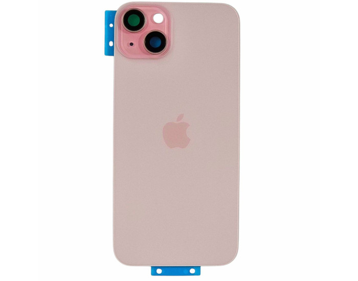 Задняя панель корпуса iPhone 15 Plus Pink, со стеклом камеры, MagSafe, оригинал