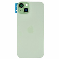 Задняя панель корпуса iPhone 15 Plus Green, со стеклом камеры, MagSafe, оригинал