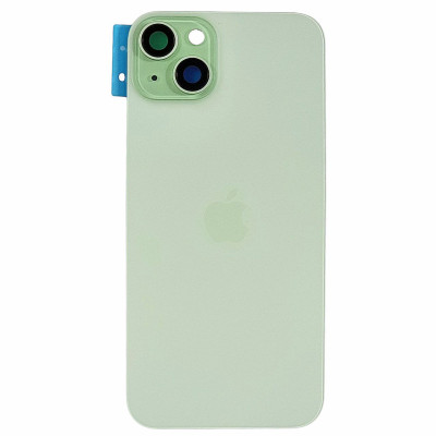 Задняя панель корпуса iPhone 15 Plus Green, со стеклом камеры, MagSafe, оригинал