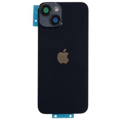 Задняя панель корпуса iPhone 15 Plus Black, со стеклом камеры, MagSafe, оригинал