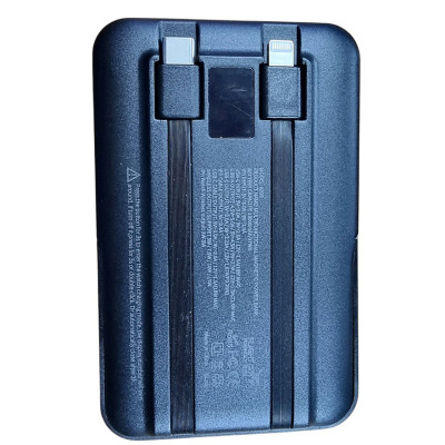 Портативная батарея (Power Bank) Aspor A328 с MagSafe + Charging Smart watch с кабелем (Lightning/Type-C) 10000mAh черный