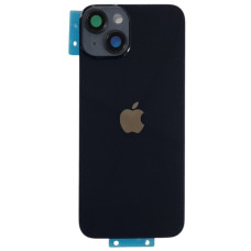 Задняя панель корпуса iPhone 15 Black, со стеклом камеры, MagSafe, оригинал (Класс B)