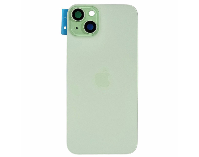 Задняя панель корпуса iPhone 15 Green, со стеклом камеры, MagSafe, оригинал