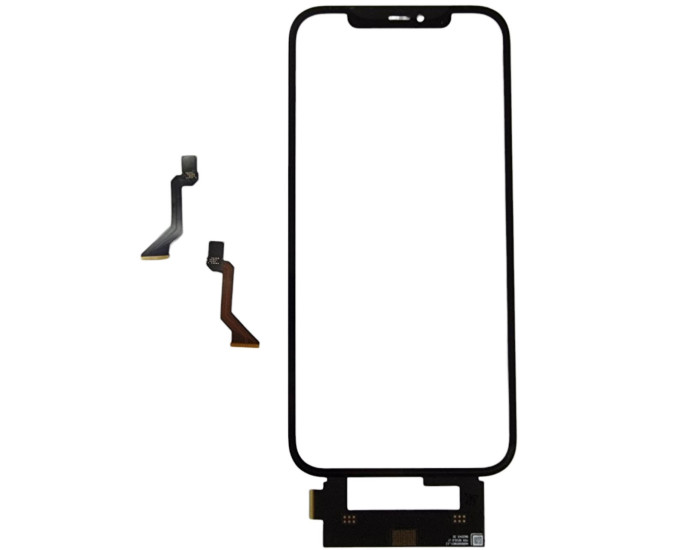 Сенсор Apple iPhone 12 Pro Max, з ОСА, без мікросхеми + шлейф, чорний, оригінал Mitsubishi