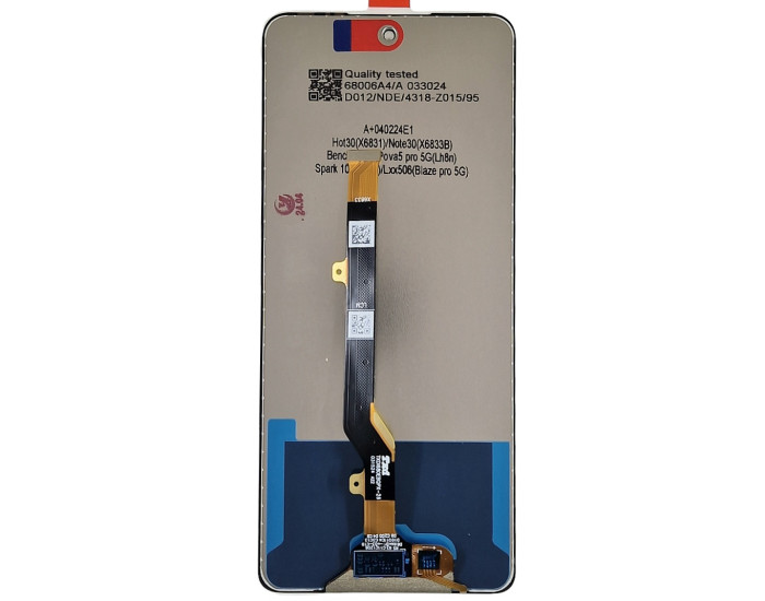 Дисплей с сенсорным экраном (модуль) Tecno Spark 10 Pro (KI7) / Infinix Note 30/ Tecno Pova 5 LH7n / Infinix Hot 30,, черный