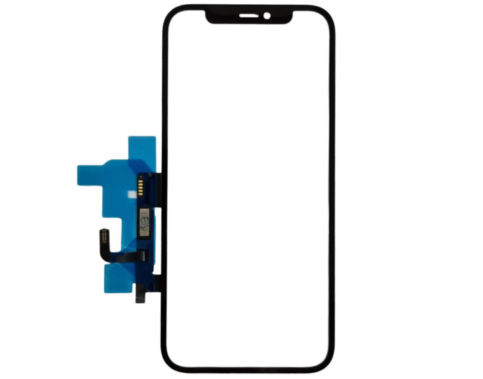 Сенсор Apple iPhone 12 /12 Pro, с OCA-пленкой, с микросхемой, черный. оригинал Mitsubishi