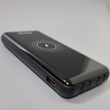Портативная батарея (Power Bank) Aspor A305 Wireless Charger 10000mAh (QC4.0+PD) 22.5W+ cable USB/Micro/Lightning/Type-C, черный
